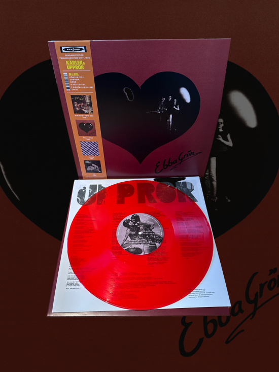 Ebba Grön - Kärlek & Uppror (Red transparent Vinyl)