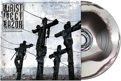Wristmeetrazor - Degeneration (Black/Silver Vinyl Lp