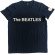 The Beatles - Logo & Apple App Slub Uni Navy The Beatles - Logo & Apple App Slub Uni Navy