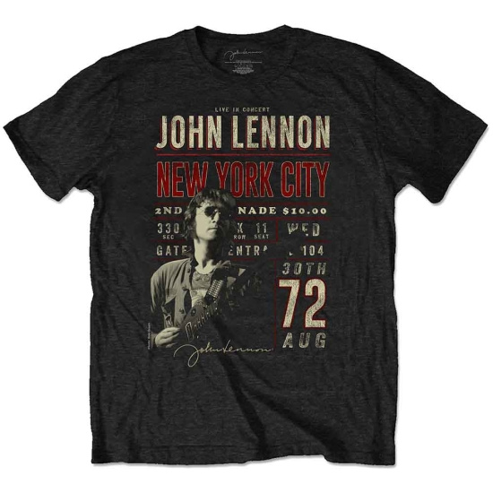 John Lennon - Nyc '72 Uni Bl Eco     (S)