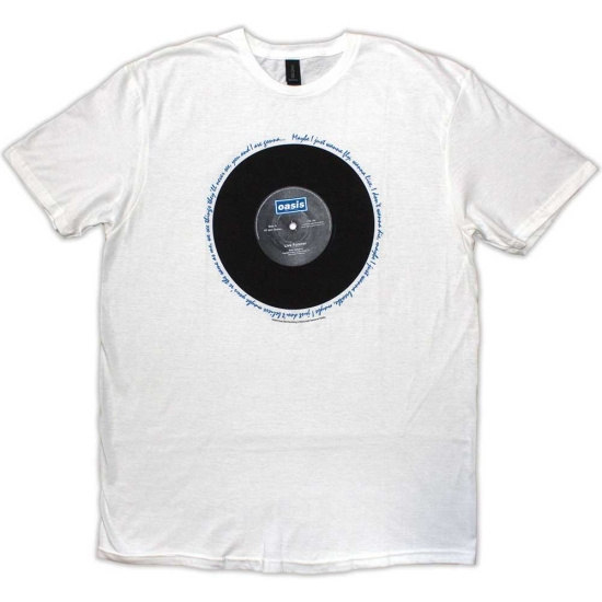 Oasis - Live Forever Single Uni Wht   