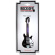 Rock Off - Mathew Street B&W Guitar Magnet Rock Off - Mathew Street B&W Guitar Magnet