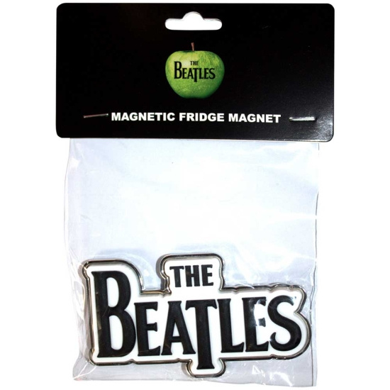 The Beatles - Black Drop T Logo Magnet