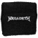 Megadeth - Unisex Embroidered Wristband: Logo (Black) Megadeth - Unisex Embroidered Wristband: Logo (Black)