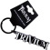 Trivium - Logo Black Keychain Trivium - Logo Black Keychain