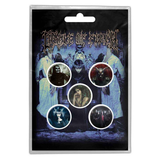 Cradle Of Filth - Cryptoriana Button Badge Pack