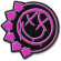 Blink-182 - Pink Neon Six Arrows Smiley Woven Patch Blink-182 - Pink Neon Six Arrows Smiley Woven Patch