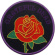 Grateful Dead - Rose Printed Patch Grateful Dead - Rose Printed Patch
