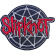 Slipknot - Patch Red Logo Over Nonagram (8,3 X Slipknot - Patch Red Logo Over Nonagram (8,3 X