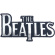 The Beatles - Silver Drop T Logo Die-Cut Patch The Beatles - Silver Drop T Logo Die-Cut Patch