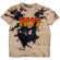 Kiss - Classic Logo Uni Bl/Tan Dip-Dye Kiss - Classic Logo Uni Bl/Tan Dip-Dye