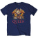 Queen - Classic Crest Boys T-Shirt Navy Queen - Classic Crest Boys T-Shirt Navy