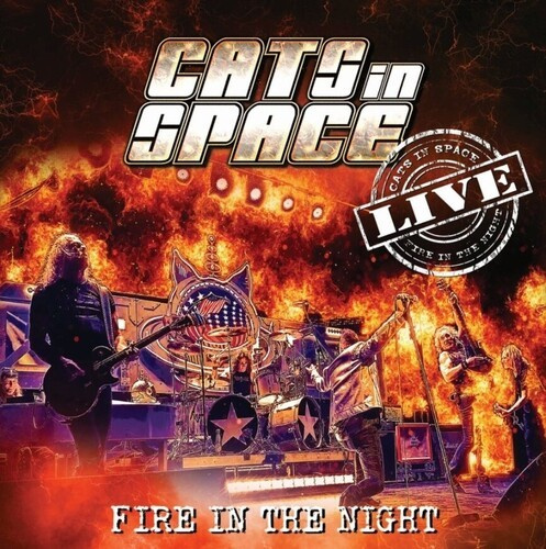 Cats In Space - Fire In The Night: Live (Red Vinyl)