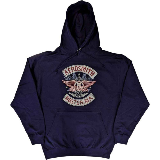 Aerosmith - Boston Pride Uni Navy Hoodie