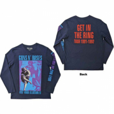 Guns N Roses - Get In The.. Tour 91-92 Navy Long Sleeve