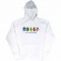 Grateful Dead - Dancing Bears Uni Wht Hoodie Grateful Dead - Dancing Bears Uni Wht Hoodie