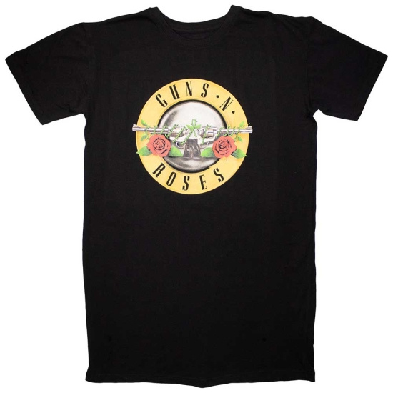 Guns N Roses - Classic Logo Lady Bl T-Shirt