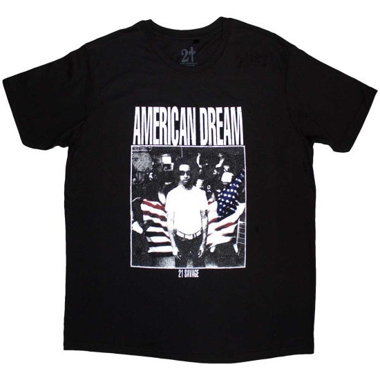 21 Savage - American Dream Uni Bl T-Shirt  (L)