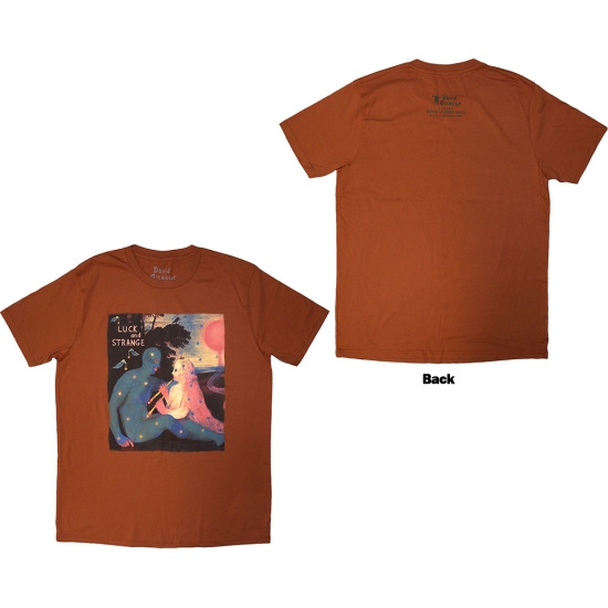 David Gilmour - Luck & Strange London 2 Uni Orange T-Shirt