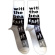 Beatles - Beatles With The Beatles Silhouette Stripes Uni Wht Socks (Size 40-44) Beatles - Beatles With The Beatles Silhouette Stripes Uni Wht Socks (Size 40-44)