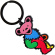 Grateful Dead - Red Body Dancing Bear Keychain Grateful Dead - Red Body Dancing Bear Keychain
