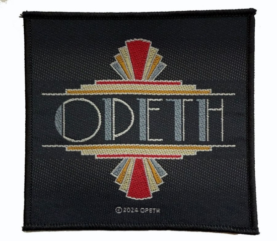 Opeth - Patch Art Deco Logo (9,6 X 10 Cm)