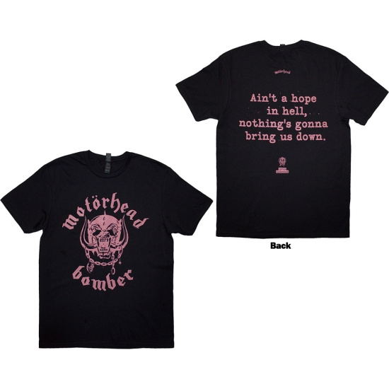 Motorhead - Bomber Lyric Uni Bl T-Shirt