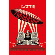 Led Zeppelin - Mothership Red  91,5 X 61 Cm