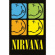 Nirvana - Smiley Squares 91,5 X 61 Cm Nirvana - Smiley Squares 91,5 X 61 Cm