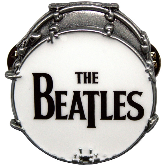 Beatles - Drop T Drum Pin Badge