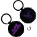 Black Sabbath - Wavy Logo & Daemon Drum Double-Sided Keychain Black Sabbath - Wavy Logo & Daemon Drum Double-Sided Keychain