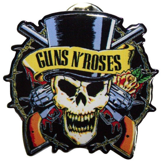 Guns N Roses - Top Hat Pin Badge