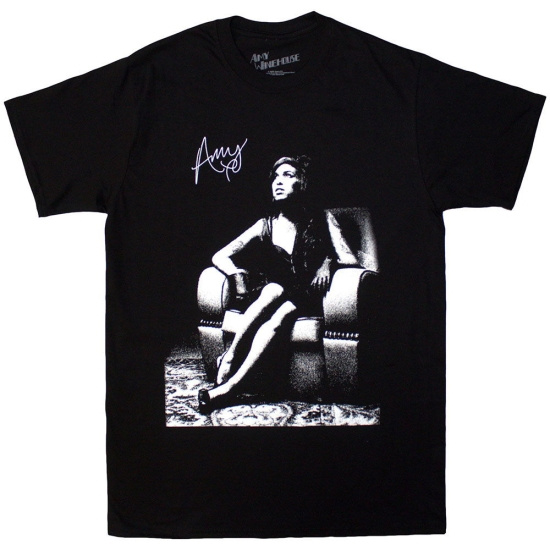 Amy Winehouse - Chair Uni Bl T-Shirt