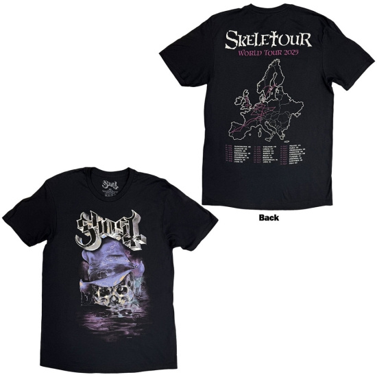 Ghost - Skeletour Admat 25 Tour Dates Uni Bl T-Shirt