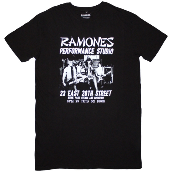 Ramones - East Village Lady Bl T-Shirt Dress