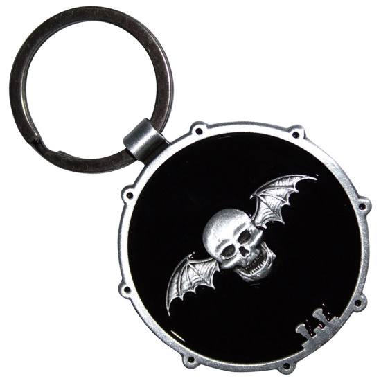 Avenged Sevenfold - Deathbat Drum Double-Sided Keychain