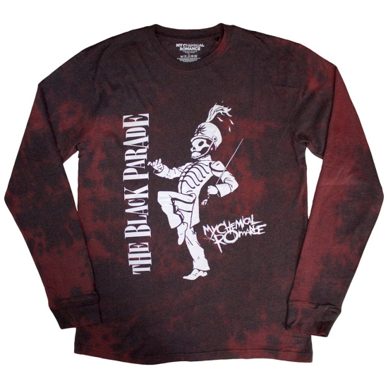 My Chemical Romance - Marching Uni Red Dip-Dye Longsleeve