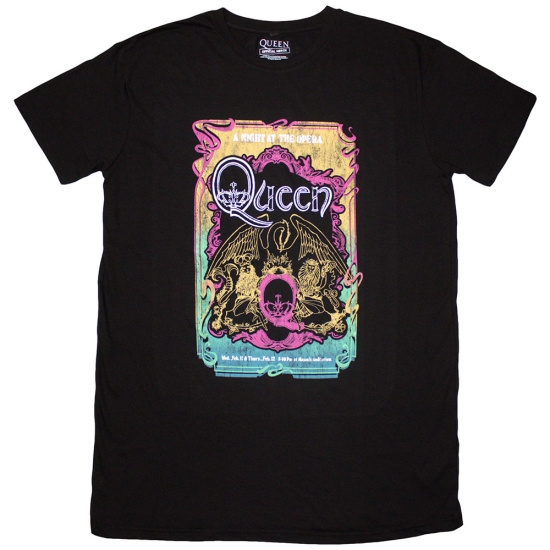 Queen - A Night At The Opera Tour 76 Lady Bl T-Shirt Dress