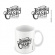 Johnny Cash - Logo White Pod Mug Johnny Cash - Logo White Pod Mug