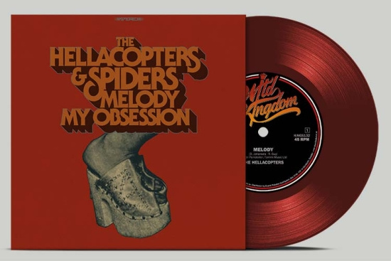 The Hellacopters / Spiders - Melody / My Obsession (Ltd Red Vinyl 7