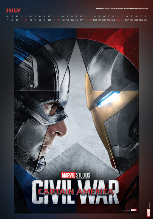 Marvel  - 2026 A3 Deluxe Calendar