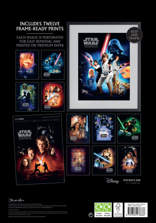 Star Wars Classic - 2026 A3 Deluxe Calendar