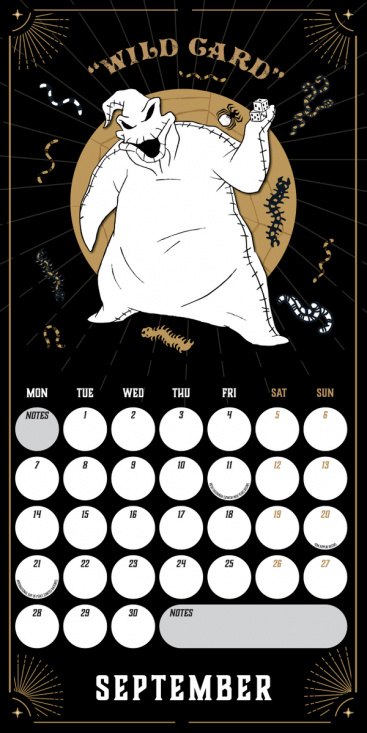 The Nightmare Before Christmas  - 2026 Square Calendar