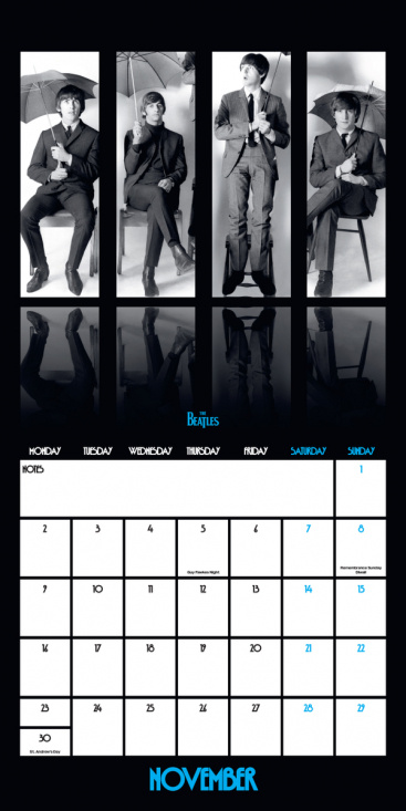 The Beatles  - 2026 Collector's Record Sleeve Calendar