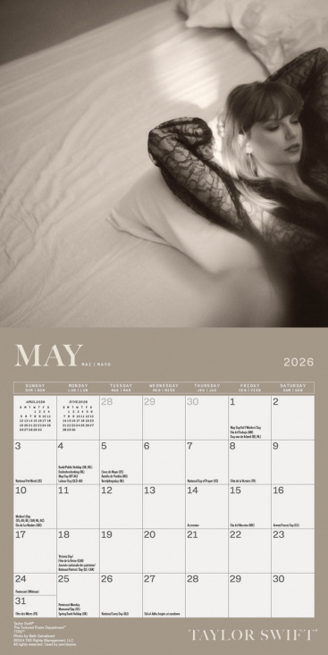 Taylor Swift  - 2026 Mini Calendar