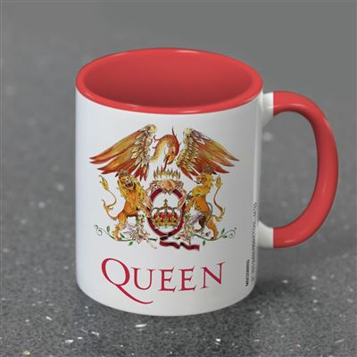 Queen  - (Crest) Red Coloured Inner Pod Mug