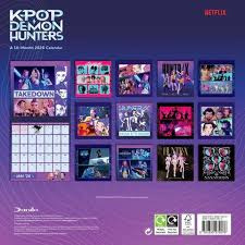 K-Pop Demon Hunters - 2026 Square Calendar