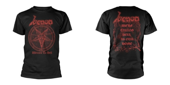 Venom - T/S Welcome To Hell (Red) (Xl)