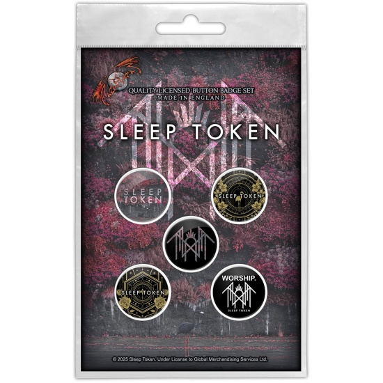 Sleep Token - Even In Arcadia Button Badge Pack