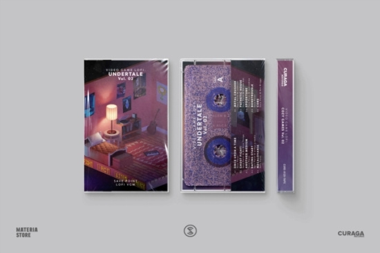 Save Point - Video Game Lofi: Undertale Vol. 2 (Translucent Blue W/ Glitter Ca